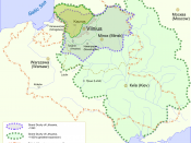 Lithuania history map