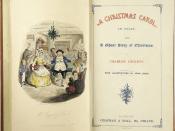Charles Dickens: A Christmas Carol. In Prose. Being a Ghost Story of Christmas. With Illustrations by John Leech. London: Chapman & Hall, 1843. First edition. Title page.