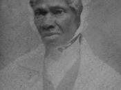 Sojourner Truth, half-length portrait; hotographic print on carte de visite mount : albumen