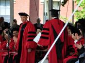English: Justice David Souter receiving an honorary degree from Harvard University, Commencement 2010