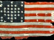 Storm Flag raised at Fort Sumter