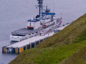 English: The US Coast Gaurd Cutter Alex Haley Docked in Dutch Harbor Alaska