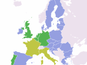 English: Map showing the number of Presidents of the European Commission from each EU member state. Two One None