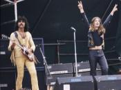 Black Sabbath in Australia, 1973 (L-R: Tony Iommi, Ozzy Osbourne)