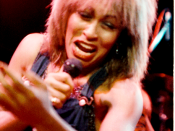 English: Tina Turner in 1984 at St David's Hall, Cardiff
