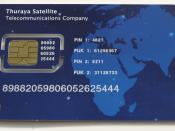 Thuraya sim card. This one is expired so I can post pics of it.