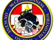 Unit emblem of the 96th Civil Engineering Squadron, USAF