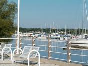 English: Boats in Frenchman's Bay by Millennium Square, Pickering