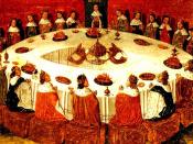 King Arthur and the Knights of the Round Table, surely is PD because of the age of the engraving - The Middle Ages