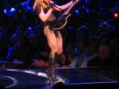 Madonna performing 