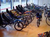 A shop for recumebts in Nijmegen Français : Un magasin de vélos couchés en Nijmegen Nederlands: Een ligfietshandel in Nijmegen