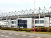 Pride Park, where Kinkladze played for Derby County between 2000 and 2003.
