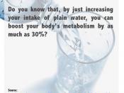 Weight Loss Tip - Plain Water