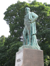 Statue of Sir Robert Peel, Woodhouse Moor, Leeds