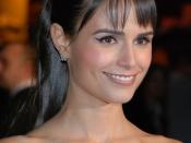 Jordana Brewster at the Fast & Furious film premiere at Leicester Square. Cropped to 4x5