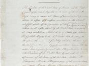 The original treaty of the Louisiana Purchase