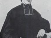 English: Father André Burgerman (1829-1907), a Dutchman, was sent to help Father Damien, but he ended up being more of a thorn in the side than help. Constant disagreements and complaints occurred between the two until finally Fr. Andre was believed to ha