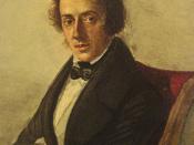 Portrait of Fryderyk Chopin.
