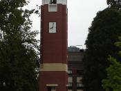 Bell tower at Oregon State University.