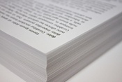 English: A stack of copy paper.