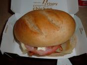 McDonald's crispy premium chicken sandwich