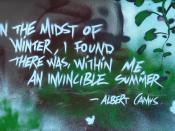 Albert Camus graffiti