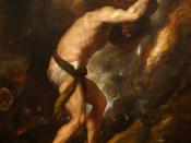 Sisyphus by Titian, 1549